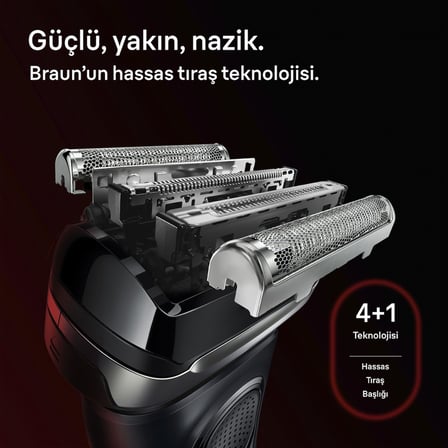 Braun Series 9 Sport Elektrikli Tıraş Makinesi, Islak ve Kuru, 60 dakikaya kadar, 9110s 