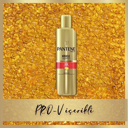 Pantene Miracle Şampuan Renk Koruma Keratin Koruyuculu 250 ml, Kuru, Mat ve Boyalı Saçlar İçin