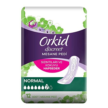 Orkid Discreet Mesane Pedi Normal 12’li