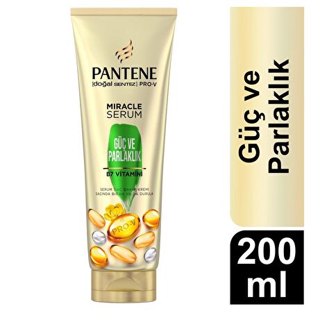 Pantene Miracle Güç ve Parlaklık Serum Şaç Bakım Kremi 200 ml