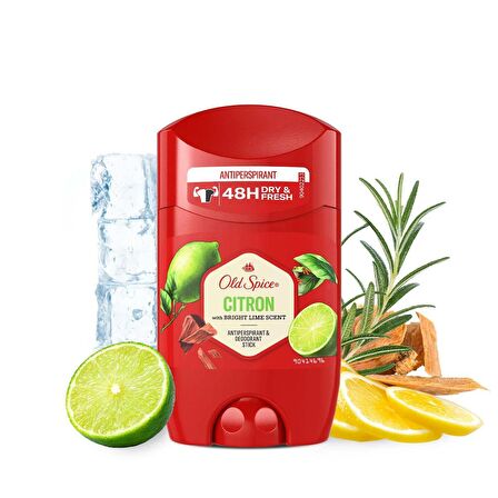 Old Spice Citron Erkekler İçin Terleme Önleyici ve Stick Deodorant 50 ml