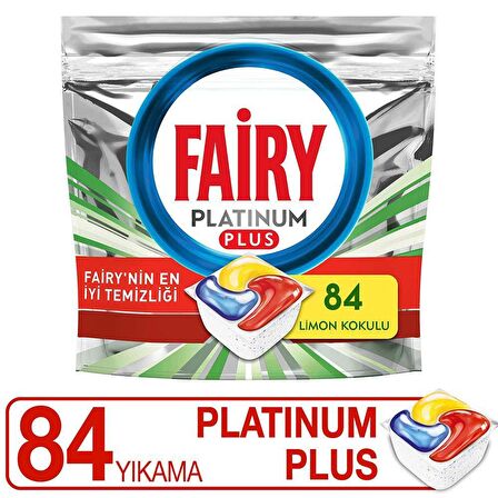 Fairy Platinum Plus 8 Yıkama Tablet Bulaşık Makinesi Deterjanı 8 Adet 