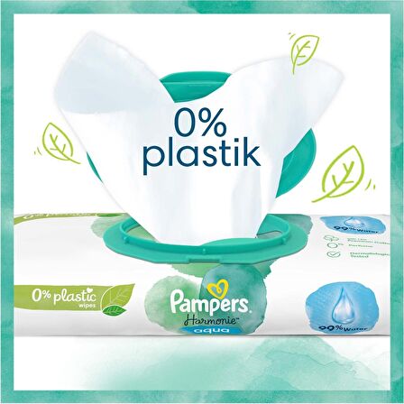 Prima Pampers Harmonie Islak Havlu Mendil Aqua Pure 48 Yaprak Tekli Pk Organik Pamuk