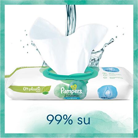 Prima Pampers Harmonie Islak Havlu Mendil Aqua Pure 48 Yaprak Tekli Pk Organik Pamuk