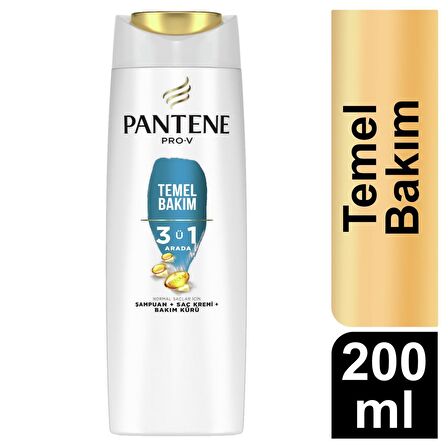 Pantene Temel Bakım 3'ü1 Arada Şampuan 200 ml