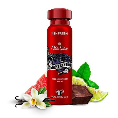 Old Spice Night Panther Erkekler İçin Sprey Vücut Deodorantı 150 ml