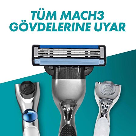 Gillette Mach3 Yedek Tıraş Bıçağı 18 Adet  Karton Paket