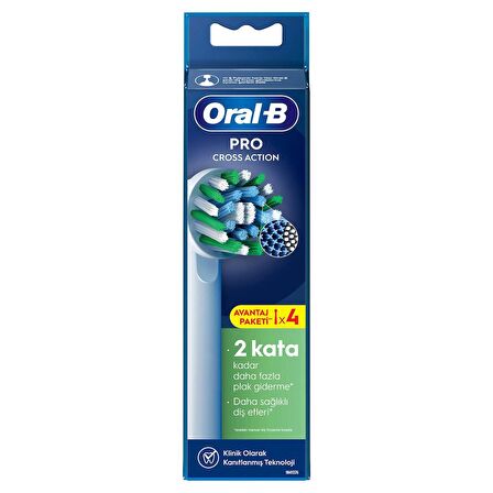 Oral-B Şarjlı Diş Fırçası Yedek Başlığı Cross Action X-Filament 4 adet ürün