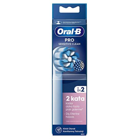 Oral-B Şarjlı Diş Fırçası Yedek Başlığı Sensitive X-Filament 2 adet ürün