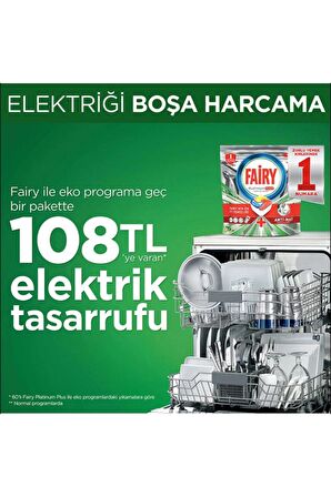 Platinum Plus Bulaşık Makinesi Deterjanı Limon 184 Yıkama 46 Tablet X 4 Adet