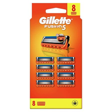 Gillette Fusion Avantajlı Yedek Tıraş Bıçağı 8'li