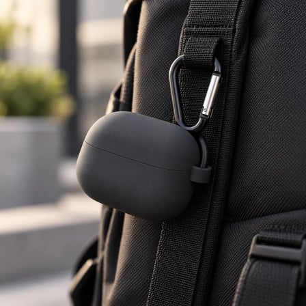 Redmi Buds 8 Pro ile Uyumlu Kulaklık Kılıfı E75 Siyah