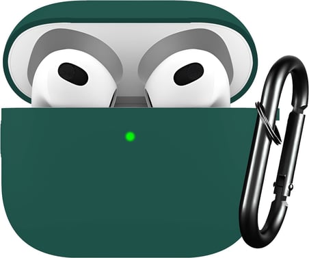 Airpods 3 Lansman Silikon Kılıf (Yeşil)