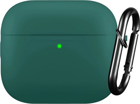 Airpods 3 Lansman Silikon Kılıf (Yeşil)