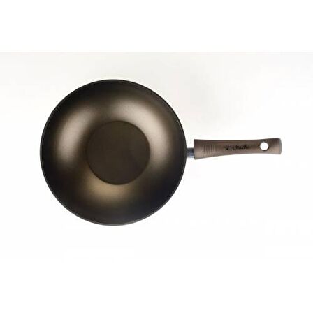 Illa Olivilla Extra 28 cm Yanmaz/Yapışmaz Teflon Wok Tava