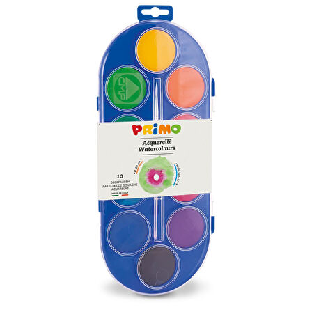 Primo 10'lu Jumbo 44mm Sulu Boya
