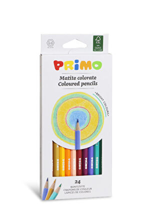 Primo 24'lü Altıgen Kuru Boya Seti 2.9mm