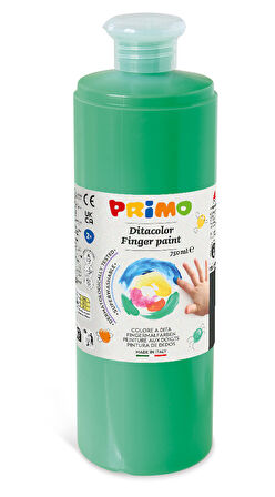 Primo Yıkanabilir Parmak Boyası - Yeşil 750ml