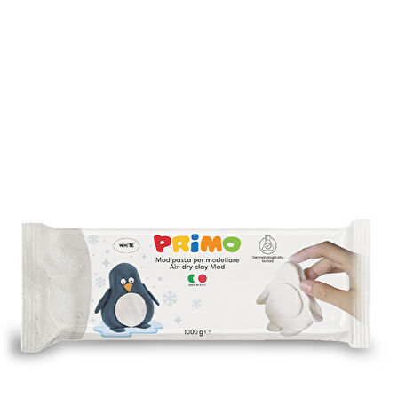 Primo Seramik Hamur 1000gr - Beyaz