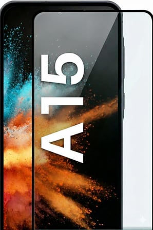 Samsung Galaxy A15 ile Uyumlu Ekran Koruyucu - 9H Süper Güçlü Temperli Cam, HD Clear, Toza ve Çizilmelere Dayanıklı, Kılıf Dostu Tam Koruma - Anti-Statik