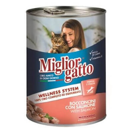 Gatto Somon Balıklı Yetişkin Kedi Konservesi 405 Gr
