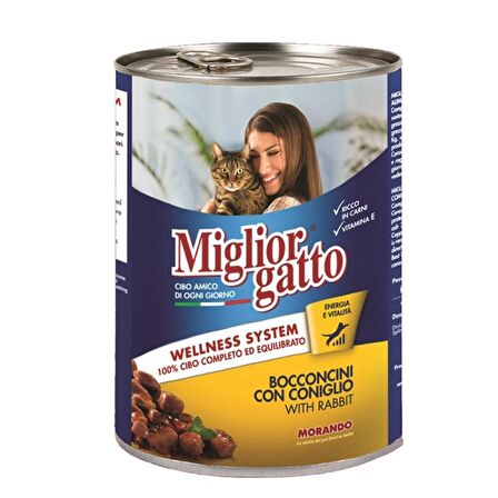 Kedi Konserve Tavşanlı 405 Gr