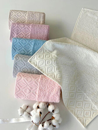 MYSOFT 50X90 RENKLİ HAVLU - ELMAS