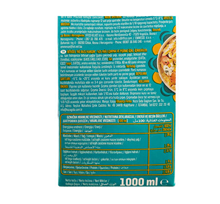 Hulala Double Bitkisel Krema Cook & Whip 1 lt