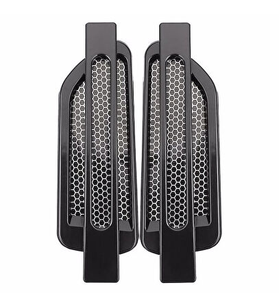 Jeep Liberty için çamurluk kapı kaput uyumlu 2adet ızgara görünümlü aksesuar