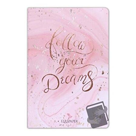 Marble Pembe   Defter / Elaspaper / Kolektif