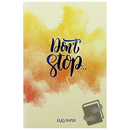 Watercolor Don't   Defter / Elaspaper / Kolektif