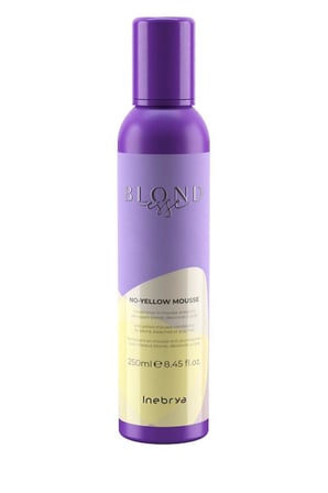 Inebrya Blondesse No Yellow Mousse - Sarı / Gri Saçlar için Istenmeyen Sarilar Karsiti Köpük 250 ML