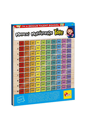 Ahşap Manyetik Çarpım Tablosu Oyuncak En Eğlenceli Matematik Eğitimi