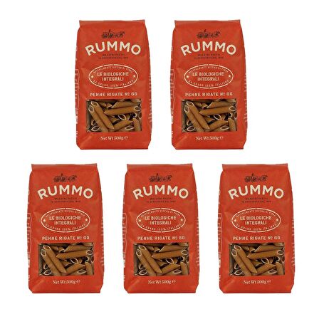 Rummo Kepekli Penne Rigate 500 Gr 5 Adet