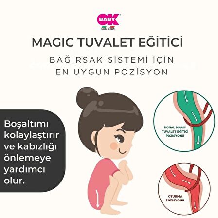 Magic Tuvalet Eğitici / Kırık Beyaz