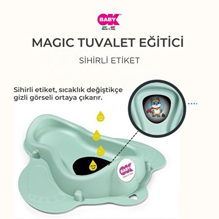 Magic Tuvalet Eğitici / Kırık Beyaz