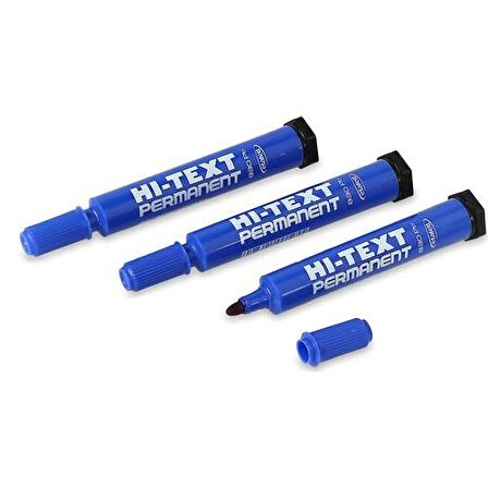 Hı-Text Permanent M. Yuvarlak Uç Mavi 830Pb 12Li