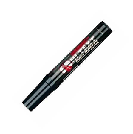 Hi-Text Maxi Marker Kesik Uç Kırmızı - 3 adet