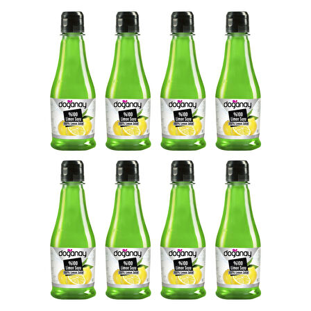 Doğanay %100 Limon Suyu 500 ml x 8 Adet Pet