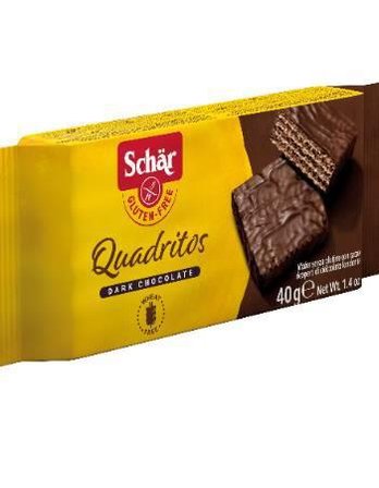 Schar Quadritos Siyah Çikolata Kaplı Gofret 2x20 gr