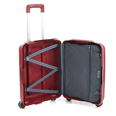 Tanımsız  Unisex Valiz 50071409 Roncato Light Trolley Cabina 20 cm 4W Rosso 55X40X20