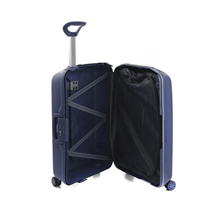 Tanımsız  Unisex Valiz 50071283 Roncato Light Trolley Medio 68 cm Navy 68x48x27