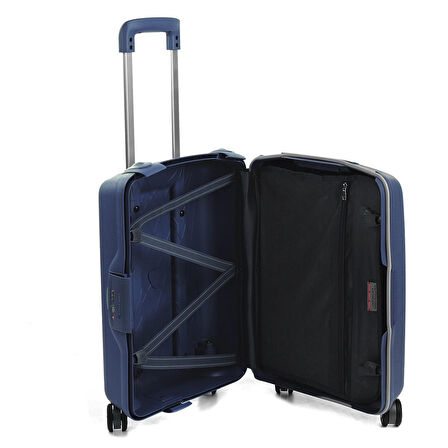 Tanımsız  Unisex Valiz 50071483 Roncato Light Trolley Cabina 20 cm 4W Navy 55X40X20