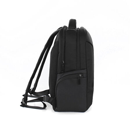 Tanımsız  Unisex Laptop Çantası 41722001-01 Roncato SURFACE BACKPACK WITH 14" LAPTOP HOLDER Nero