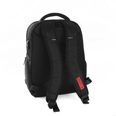 Tanımsız  Unisex Laptop Çantası 41722001-01 Roncato SURFACE BACKPACK WITH 14" LAPTOP HOLDER Nero