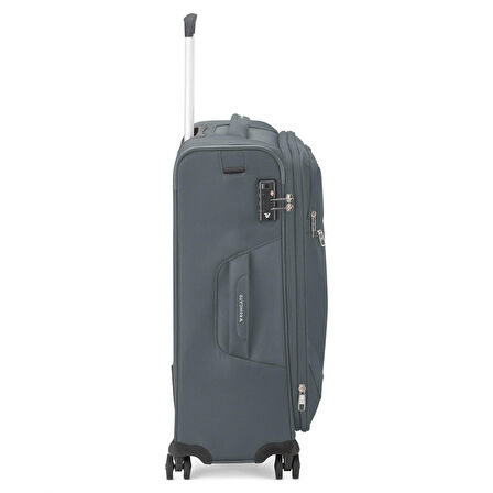 Tanımsız  Unisex Valiz 41621222-22 Roncato JOY MEDIUM TROLLEY EXPANDABLE 63 CM 63x44x27/31 WITH TSA Anthracite