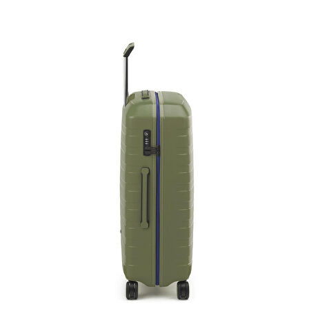 Tanımsız  Unisex Valiz 55420357 Roncato Box 2.0 Young Trolley Medio 4R 69cm Verde Militare 69X46X26