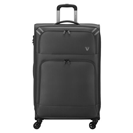 Tanımsız  Unisex Valiz 41306101 Roncato Twin Trolley Grande 4R Nero