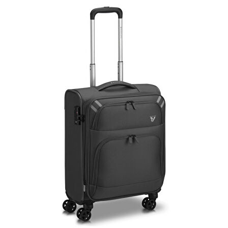 Tanımsız  Unisex Valiz 41306301 Roncato Twin Trolley Cabına 4R Exp. Ryanaır Nero