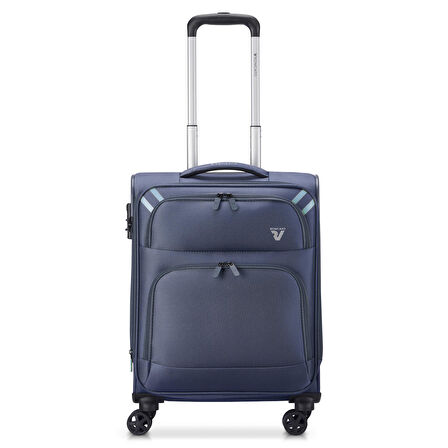 Tanımsız  Unisex Valiz 41306323 Roncato Twin Trolley Cabına 4R Exp. Ryanaır Blu notte